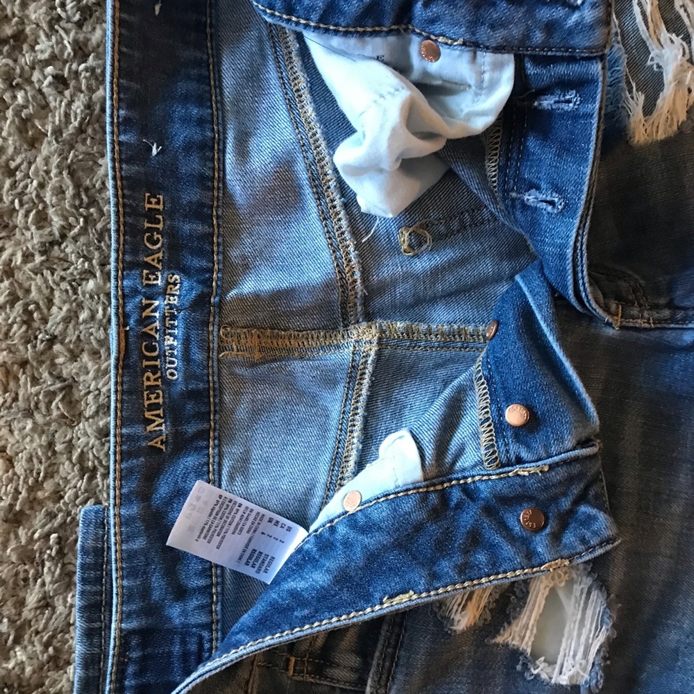 Tom Girl American Eagle Destroyed Jeans